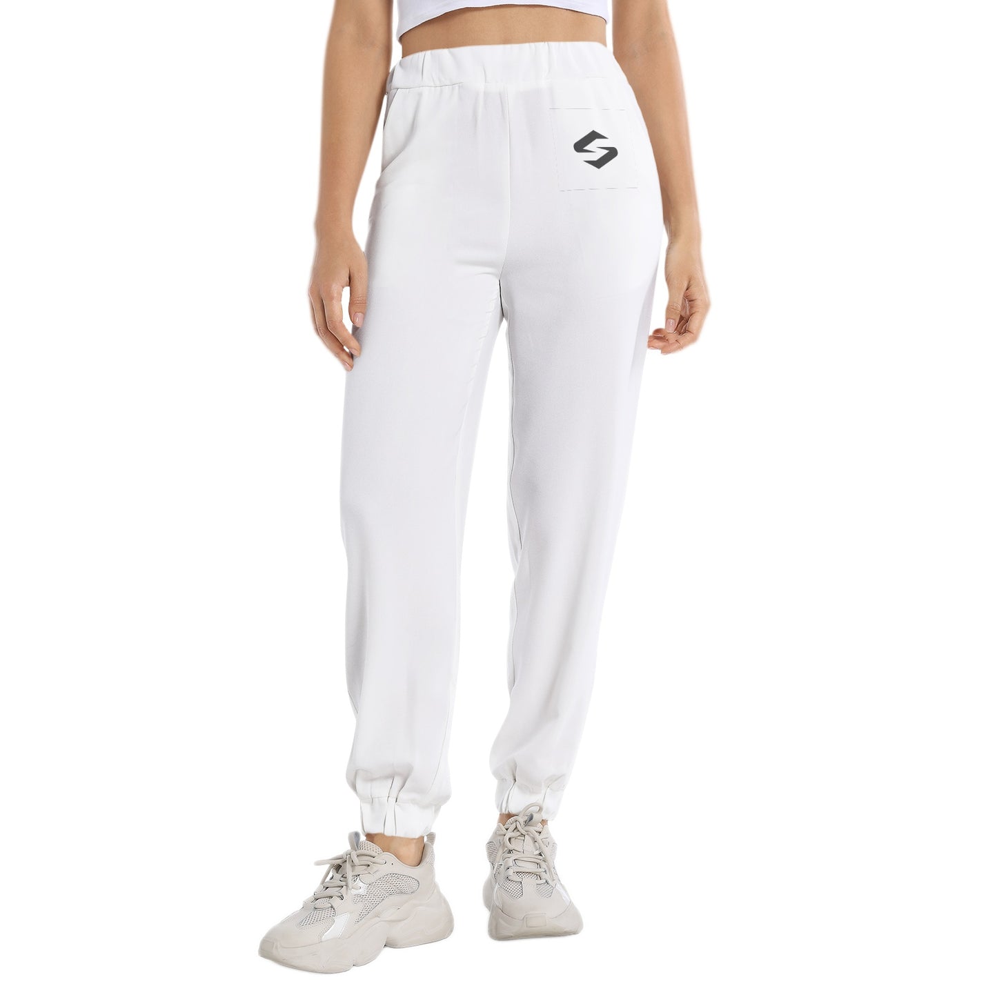 Elastic Waist Tapered Sweatpant